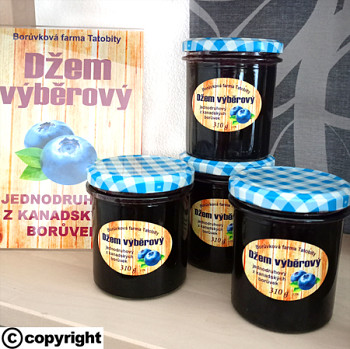 DŽEM VÝBĚROVÝ Z KANADSKÝCH BORŮVEK